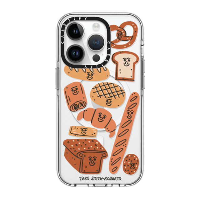 Tess Smith-Roberts x CASETiFY iPhone 14 Pro ケース クリア クリア ケース MagSafe対応 Bakery by Tess Smith-Roberts