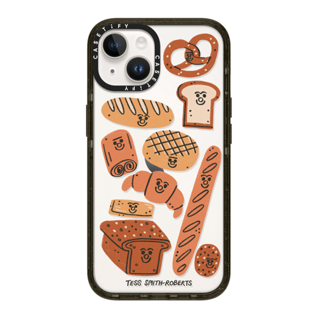 Tess Smith-Roberts x CASETiFY iPhone 14 ケース ブラック インパクトケース Bakery by Tess Smith-Roberts