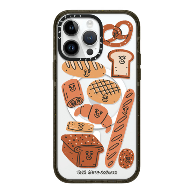 Tess Smith-Roberts x CASETiFY iPhone 14 Pro Max ケース ブラック インパクトケース MagSafe対応 Bakery by Tess Smith-Roberts