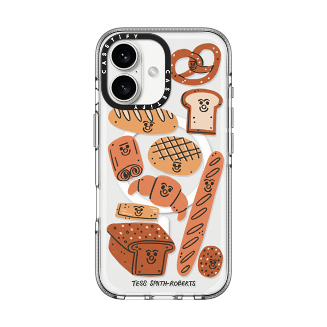 Tess Smith-Roberts x CASETiFY iPhone 16 ケース クリア クリア ケース MagSafe対応 Bakery by Tess Smith-Roberts