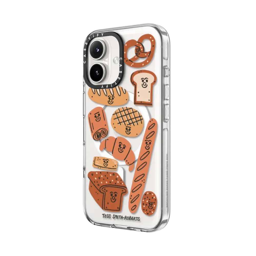 Clear iPhone 16 Case MagSafe Compatible - Bakery by Tess Smith-Roberts