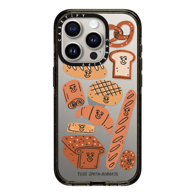 Tess Smith-Roberts x CASETiFY iPhone 15 Pro ケース ブラック インパクトケース Bakery by Tess Smith-Roberts