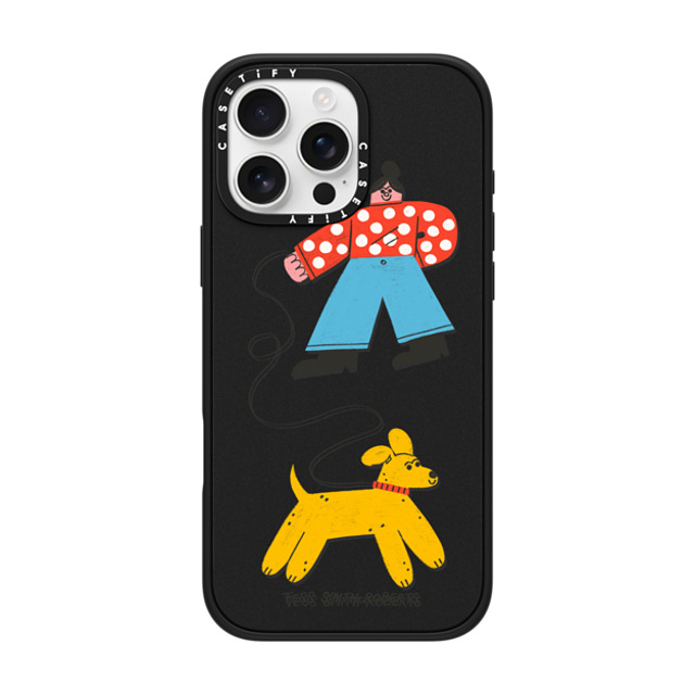 Tess Smith-Roberts x CASETiFY iPhone 16 Pro Max ケース Dog,Animal マットブラック インパクトケース MagSafe対応 Dog Walk iPhone Case by Tess Smith-Roberts Back to School Tess Smith-Roberts x CASETiFY iPhone 16 Pro Max ケース Dog,Animal マットブラック インパクトケース MagSafe対応 Dog Walk iPhone Case by Tess Smith-Roberts Back to School
