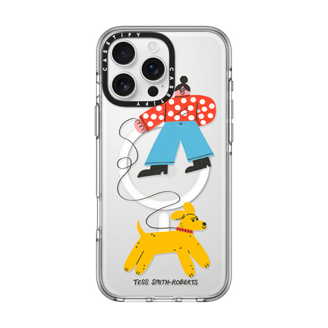 Tess Smith-Roberts x CASETiFY iPhone 16 Pro Max Case Dog,Animal Clear Clear Case MagSafe Compatible Dog Walk iPhone Case by Tess Smith-Roberts Father's Day Tess Smith-Roberts x CASETiFY iPhone 16 Pro Max Case Dog,Animal Clear Clear Case MagSafe Compatible Dog Walk iPhone Case by Tess Smith-Roberts Father's Day