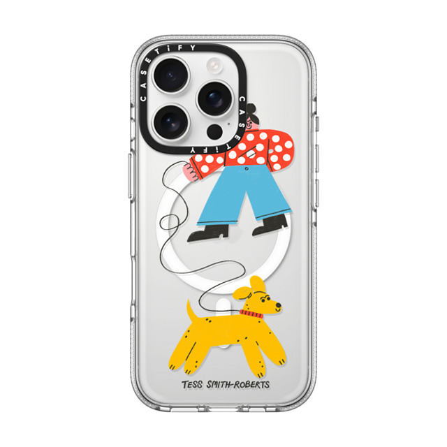 Tess Smith-Roberts x CASETiFY iPhone 16 Pro Case Dog,Animal Clear Clear Case MagSafe Compatible Dog Walk iPhone Case by Tess Smith-Roberts Father's Day Tess Smith-Roberts x CASETiFY iPhone 16 Pro Case Dog,Animal Clear Clear Case MagSafe Compatible Dog Walk iPhone Case by Tess Smith-Roberts Father's Day