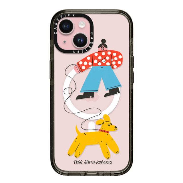 Tess Smith-Roberts x CASETiFY iPhone 15 Case Dog,Animal Black Impact Case MagSafe Compatible Dog Walk iPhone Case by Tess Smith-Roberts Father's Day Tess Smith-Roberts x CASETiFY iPhone 15 Case Dog,Animal Black Impact Case MagSafe Compatible Dog Walk iPhone Case by Tess Smith-Roberts Father's Day