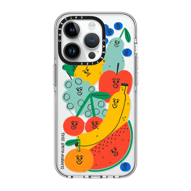 Tess Smith-Roberts x CASETiFY iPhone 14 Pro ケース クリア クリア ケース MagSafe対応 Fruit Salad iPhone Case by Tess Smith-Roberts