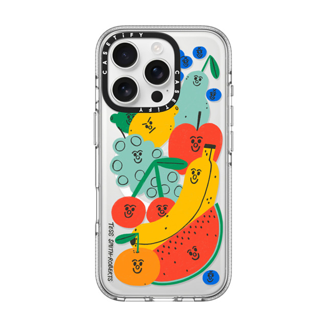 Tess Smith-Roberts x CASETiFY iPhone 16 Pro ケース クリア クリア ケース MagSafe対応 Fruit Salad iPhone Case by Tess Smith-Roberts