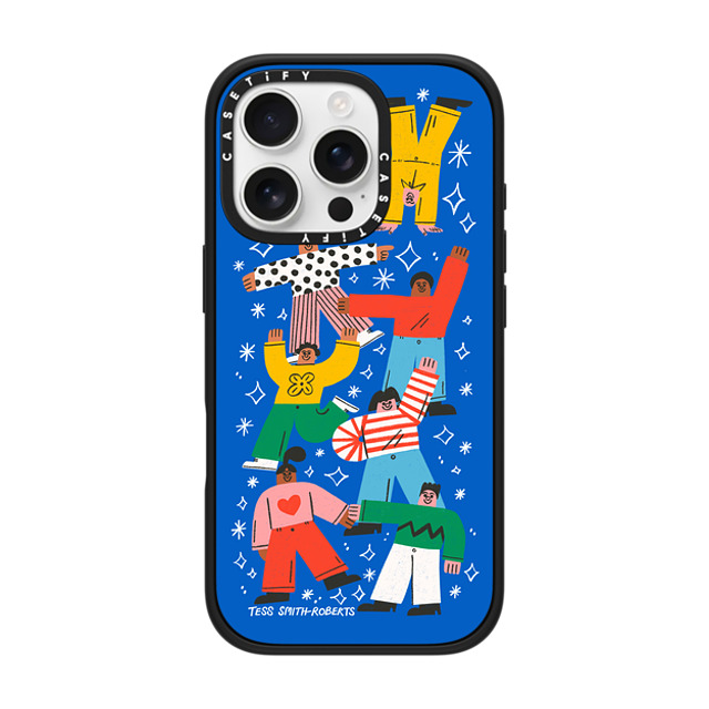 Tess Smith-Roberts x CASETiFY iPhone 16 Pro ケース Cartoon,Geometric マットブラック インパクトケース MagSafe対応 Party iPhone Case by Tess Smith-Roberts Back to School Tess Smith-Roberts x CASETiFY iPhone 16 Pro ケース Cartoon,Geometric マットブラック インパクトケース MagSafe対応 Party iPhone Case by Tess Smith-Roberts Back to School