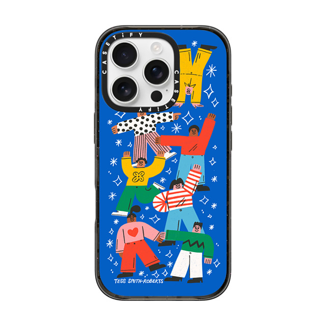 Tess Smith-Roberts x CASETiFY iPhone 16 Pro ケース Cartoon,Geometric ブラック インパクトケース Party iPhone Case by Tess Smith-Roberts Back to School Tess Smith-Roberts x CASETiFY iPhone 16 Pro ケース Cartoon,Geometric ブラック インパクトケース Party iPhone Case by Tess Smith-Roberts Back to School