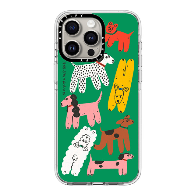 Tess Smith-Roberts x CASETiFY iPhone 15 Pro Max ケース クリア クリア ケース MagSafe対応 Dog Park iPhone Case by Tess Smith-Roberts