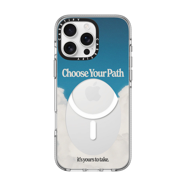 Niko Mukelyan x CASETiFY iPhone 16 Pro Max Case Cloud,Quote Clear Clear Case MagSafe Compatible Choose Your Path by Niko Mukelyan Mother's Day Niko Mukelyan x CASETiFY iPhone 16 Pro Max Case Cloud,Quote Clear Clear Case MagSafe Compatible Choose Your Path by Niko Mukelyan Mother's Day