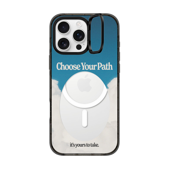 Niko Mukelyan x CASETiFY iPhone 16 Pro Max ケース Cloud,Quote ブラック インパクトリングスタンドケース MagSafe対応 Choose Your Path by Niko Mukelyan Father's Day Niko Mukelyan x CASETiFY iPhone 16 Pro Max ケース Cloud,Quote ブラック インパクトリングスタンドケース MagSafe対応 Choose Your Path by Niko Mukelyan Father's Day