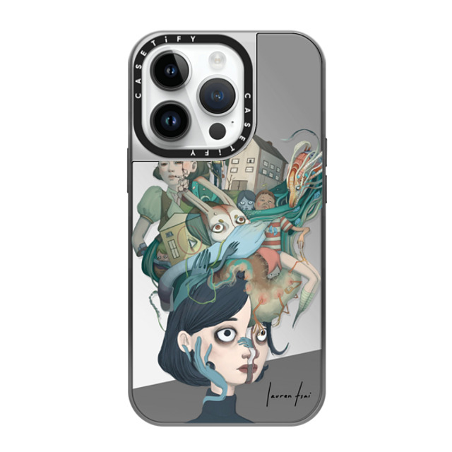 Lauren Tsai x CASETiFY iPhone 14 Pro Case シルバー (シルバーバンパー) ミラーケース MagSafe対応 Unreal inc. Lauren Tsai x CASETiFY iPhone 14 Pro Case シルバー (シルバーバンパー) ミラーケース MagSafe対応 Unreal inc.