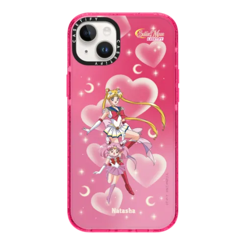 iPhone 14 Plus - Custom Super Sailor Moon & Sailor Chibi Moon Case