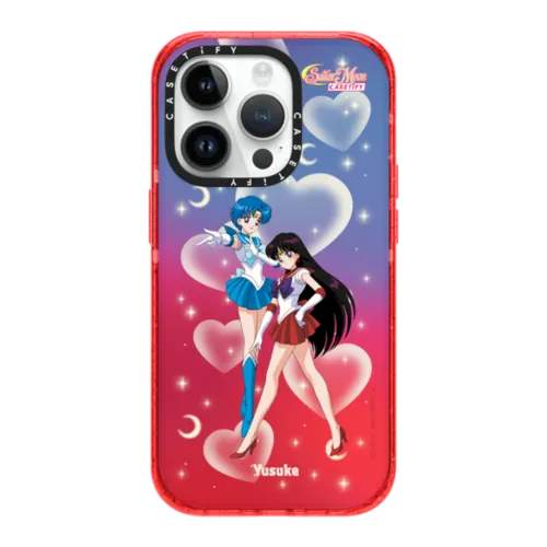 iPhone 14 Pro - Custom Sailor Mercury & Sailor Mars Case