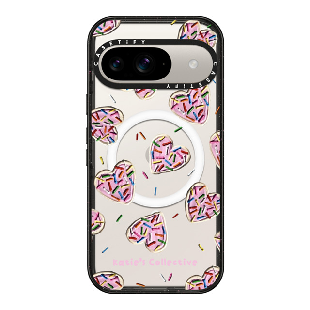 Katie's Collective x CASETiFY Pixel 9 ケース Heart,Food ブラック マグネット式 インパクトケース Heart Sugar Cookies by Katie's Collective Back to School Katie's Collective x CASETiFY Pixel 9 ケース Heart,Food ブラック マグネット式 インパクトケース Heart Sugar Cookies by Katie's Collective Back to School