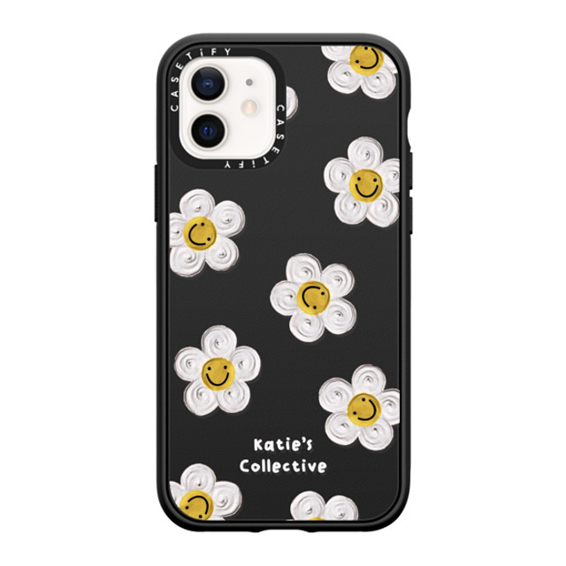 Katie's Collective x CASETiFY iPhone 12 Case Floral マットブラック インパクトケース MagSafe対応 Daisy by Katie-s Collective Mother's Day Katie's Collective x CASETiFY iPhone 12 Case Floral マットブラック インパクトケース MagSafe対応 Daisy by Katie-s Collective Mother's Day
