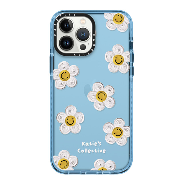 Katie's Collective x CASETiFY iPhone 13 Pro Max ケース Sierra Blue インパクトケース Daisy by Katie-s Collective