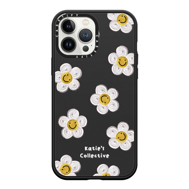 Katie's Collective x CASETiFY iPhone 13 Pro Max Case Floral マットブラック インパクトケース Daisy by Katie-s Collective Mother's Day Katie's Collective x CASETiFY iPhone 13 Pro Max Case Floral マットブラック インパクトケース Daisy by Katie-s Collective Mother's Day