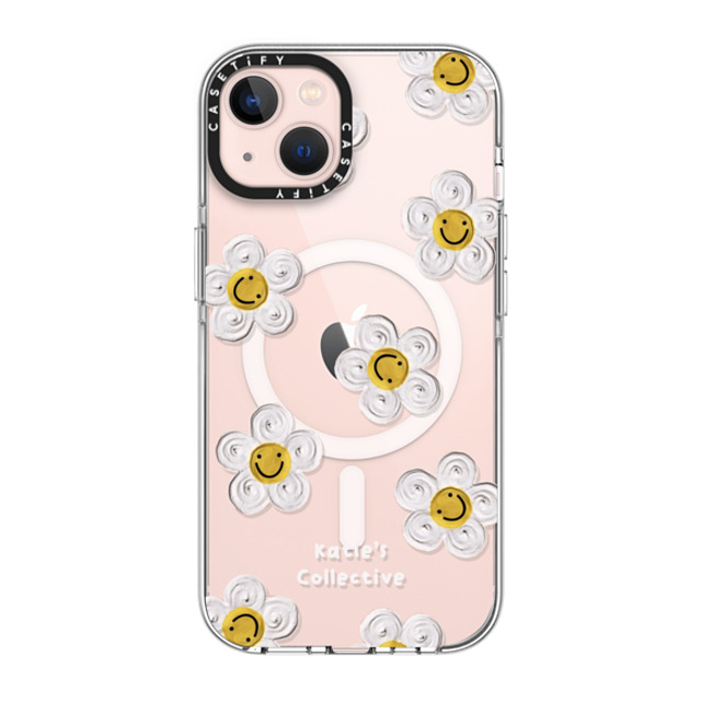 Katie's Collective x CASETiFY iPhone 13 ケース クリア クリア ケース MagSafe対応 Daisy by Katie-s Collective