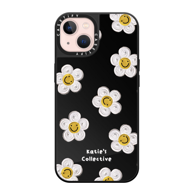 Katie's Collective x CASETiFY iPhone 13 ケース Floral Black on Black ミラーケース MagSafe対応 Daisy by Katie-s Collective Father's Day Katie's Collective x CASETiFY iPhone 13 ケース Floral Black on Black ミラーケース MagSafe対応 Daisy by Katie-s Collective Father's Day