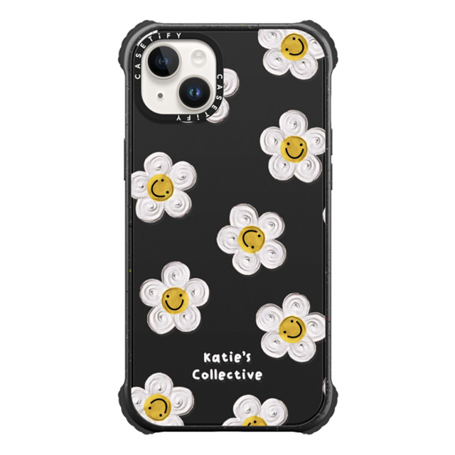Katie's Collective x CASETiFY iPhone 14 Plus ケース Floral マットブラック ウルトラインパクトケース Daisy by Katie-s Collective Father's Day Katie's Collective x CASETiFY iPhone 14 Plus ケース Floral マットブラック ウルトラインパクトケース Daisy by Katie-s Collective Father's Day