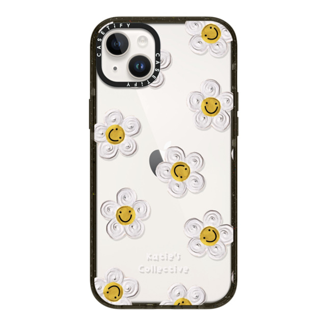 Katie's Collective x CASETiFY iPhone 14 Plus ケース Floral ブラック インパクトケース Daisy by Katie-s Collective Father's Day Katie's Collective x CASETiFY iPhone 14 Plus ケース Floral ブラック インパクトケース Daisy by Katie-s Collective Father's Day