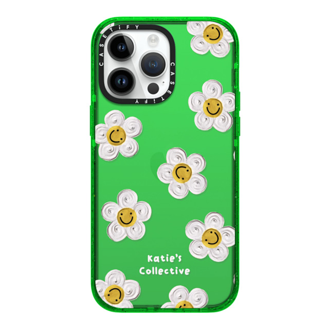 Katie's Collective x CASETiFY iPhone 14 Pro Max Case グリーン Impact Case Daisy by Katie-s Collective Katie's Collective x CASETiFY iPhone 14 Pro Max Case グリーン Impact Case Daisy by Katie-s Collective