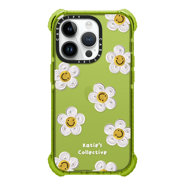 Katie's Collective x CASETiFY iPhone 14 Pro ケース Kiwi ウルトラインパクトケース Daisy by Katie-s Collective