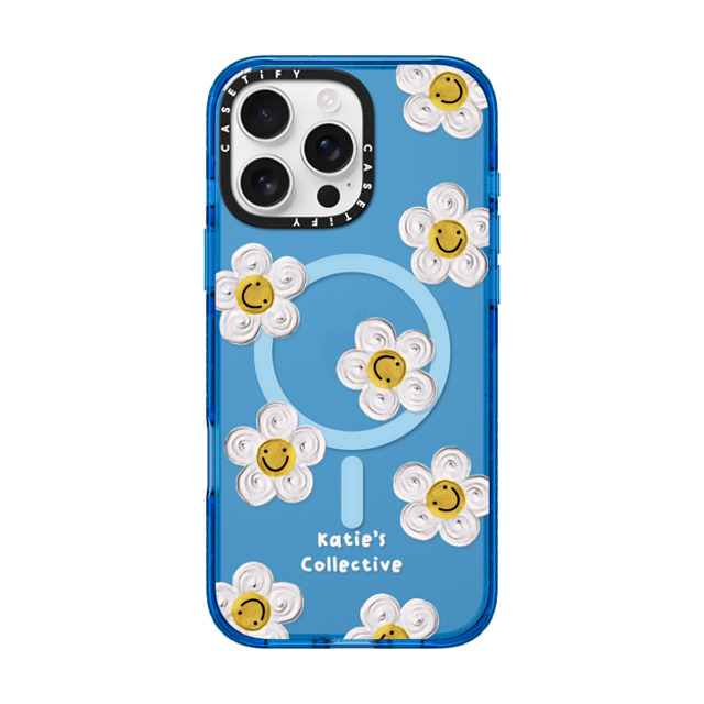 Katie's Collective x CASETiFY iPhone 16 Pro Max Case スカイブルー Impact Case MagSafe Compatible Daisy by Katie-s Collective Katie's Collective x CASETiFY iPhone 16 Pro Max Case スカイブルー Impact Case MagSafe Compatible Daisy by Katie-s Collective