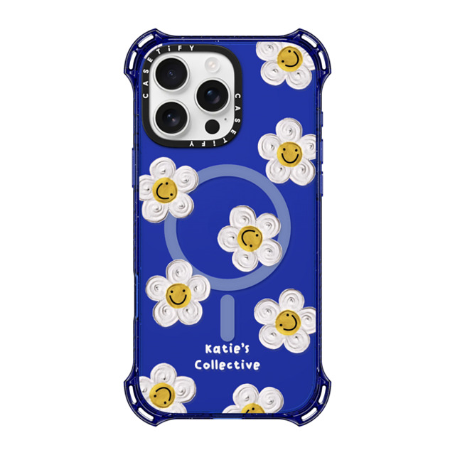 Katie's Collective x CASETiFY iPhone 16 Pro Max Case コバルトブルー バウンスケース Daisy by Katie-s Collective Katie's Collective x CASETiFY iPhone 16 Pro Max Case コバルトブルー バウンスケース Daisy by Katie-s Collective