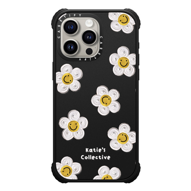 Katie's Collective x CASETiFY iPhone 15 Pro Max Case Floral Matte Black ウルトラ インパクトケース MagSafe 対応 Daisy by Katie-s Collective Back to School Katie's Collective x CASETiFY iPhone 15 Pro Max Case Floral Matte Black ウルトラ インパクトケース MagSafe 対応 Daisy by Katie-s Collective Back to School