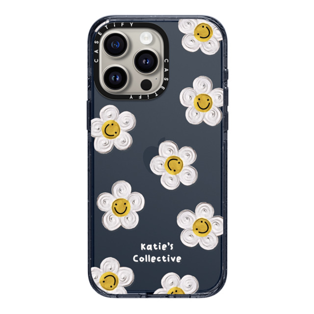 Katie's Collective x CASETiFY iPhone 15 Pro Max Case Floral Classic Blue Impact Case Daisy by Katie-s Collective Mother's Day Katie's Collective x CASETiFY iPhone 15 Pro Max Case Floral Classic Blue Impact Case Daisy by Katie-s Collective Mother's Day