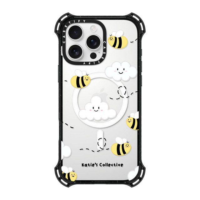 Katie's Collective x CASETiFY iPhone 16 Pro Max Case Black バウンスケース Busy Bee by Katie's Collective Katie's Collective x CASETiFY iPhone 16 Pro Max Case Black バウンスケース Busy Bee by Katie's Collective