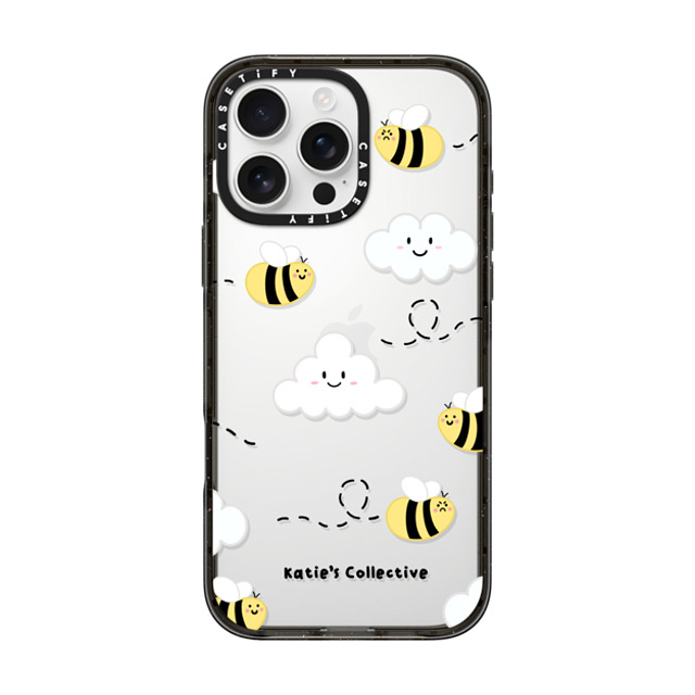 Katie's Collective x CASETiFY iPhone 16 Pro Max Case Black Impact Case Busy Bee by Katie's Collective Katie's Collective x CASETiFY iPhone 16 Pro Max Case Black Impact Case Busy Bee by Katie's Collective