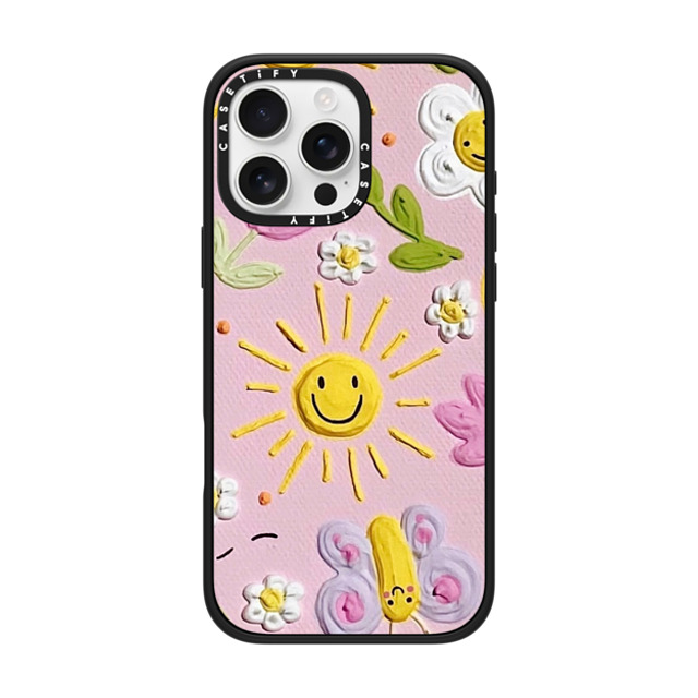 Katie's Collective x CASETiFY iPhone 16 Pro Max Case マットブラック インパクトケース MagSafe対応 Spring Things by Katie's Collective Mother's Day Katie's Collective x CASETiFY iPhone 16 Pro Max Case マットブラック インパクトケース MagSafe対応 Spring Things by Katie's Collective Mother's Day