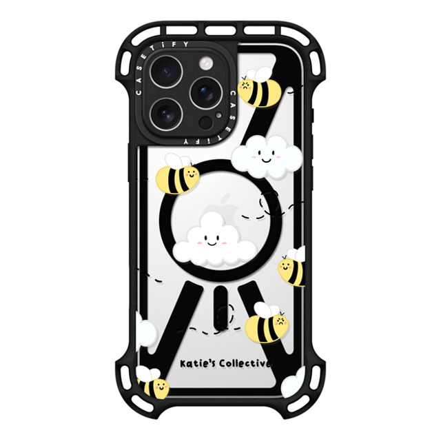 Katie's Collective x CASETiFY iPhone 16 Pro Max Case Black ウルトラ バウンスケース MagSafe対応 Busy Bee by Katie's Collective Katie's Collective x CASETiFY iPhone 16 Pro Max Case Black ウルトラ バウンスケース MagSafe対応 Busy Bee by Katie's Collective