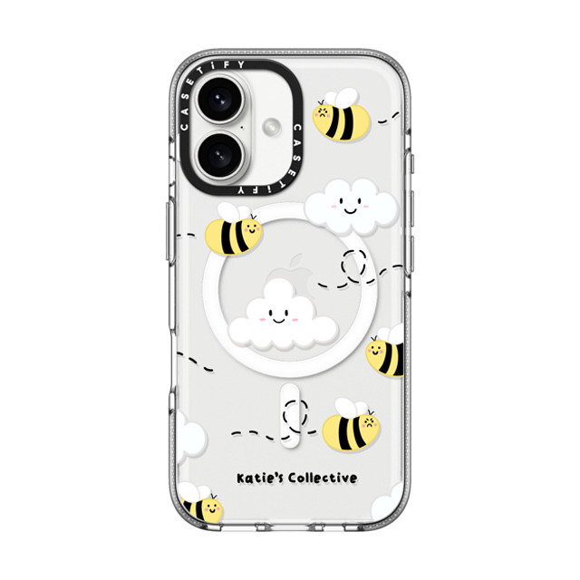 Katie's Collective x CASETiFY iPhone 16 ケース クリア クリア ケース MagSafe対応 Busy Bee by Katie's Collective Father's Day Katie's Collective x CASETiFY iPhone 16 ケース クリア クリア ケース MagSafe対応 Busy Bee by Katie's Collective Father's Day