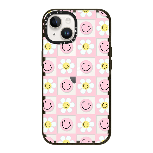 Katie's Collective x CASETiFY iPhone 14 ケース ブラック インパクトケース Floral Friends by Katie's Collective