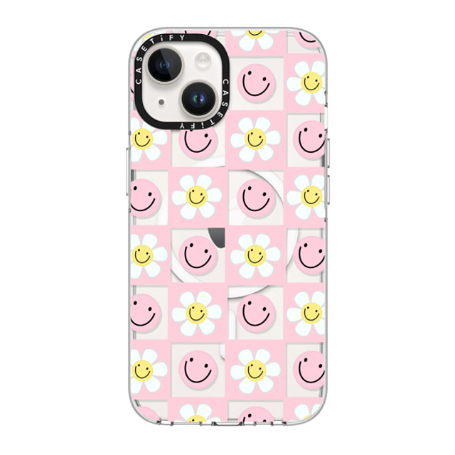 Katie's Collective x CASETiFY iPhone 14 ケース クリア クリア ケース MagSafe対応 Floral Friends by Katie's Collective