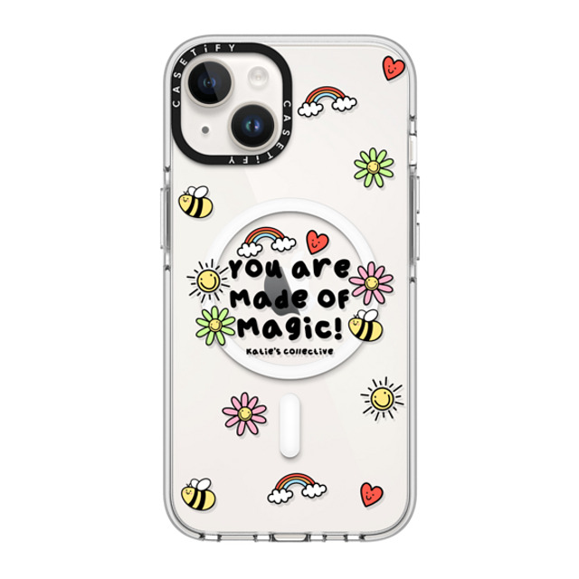 Katie's Collective x CASETiFY iPhone 14 Case Clear Clear Case MagSafe Compatible You are Made of Magic by Katie's Collective Katie's Collective x CASETiFY iPhone 14 Case Clear Clear Case MagSafe Compatible You are Made of Magic by Katie's Collective
