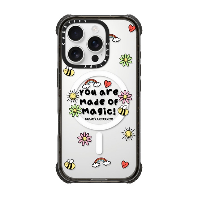 Katie's Collective x CASETiFY iPhone 16 Pro Case Black ウルトラ インパクトケース MagSafe 対応 You are Made of Magic by Katie's Collective Katie's Collective x CASETiFY iPhone 16 Pro Case Black ウルトラ インパクトケース MagSafe 対応 You are Made of Magic by Katie's Collective