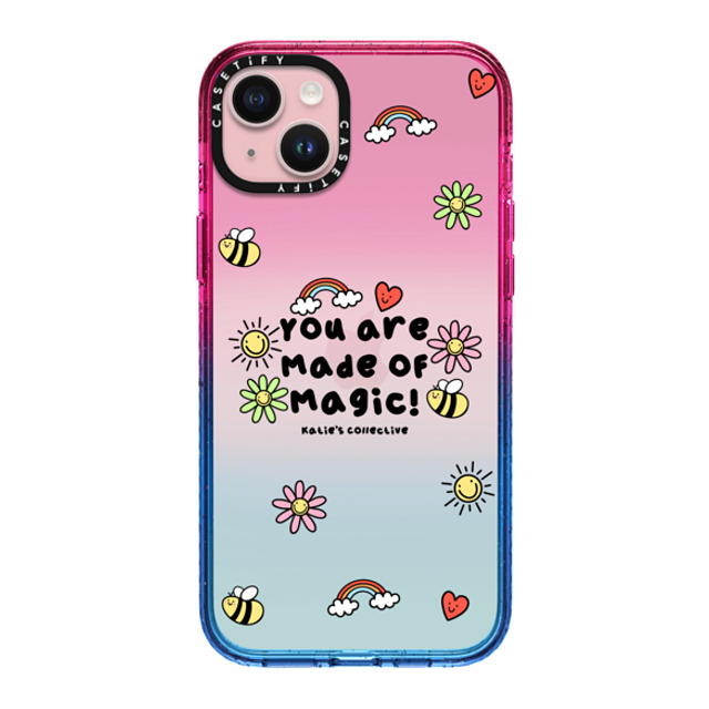 Katie's Collective x CASETiFY iPhone 15 Plus ケース Floral,Cartoon Cotton Candy インパクトケース You are Made of Magic by Katie's Collective Father's Day Katie's Collective x CASETiFY iPhone 15 Plus ケース Floral,Cartoon Cotton Candy インパクトケース You are Made of Magic by Katie's Collective Father's Day