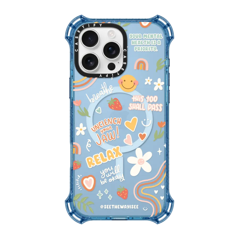 Bounce iPhone 16 Pro Max Case MagSafe Compatible - Positive Affirmations