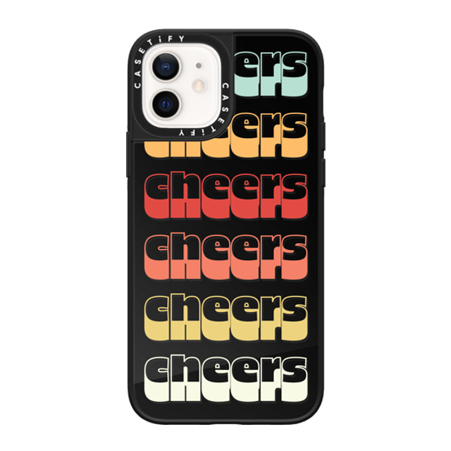 Quotes by Christie x CASETiFY iPhone 12 Case Typography Black on Black ミラーケース MagSafe対応 Cheers Mother's Day Quotes by Christie x CASETiFY iPhone 12 Case Typography Black on Black ミラーケース MagSafe対応 Cheers Mother's Day