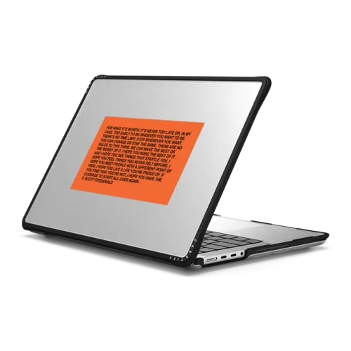 MacBook Pro 14-inch (M1 - M4) - For What It's Worth Computer Case by Quotes by Christie