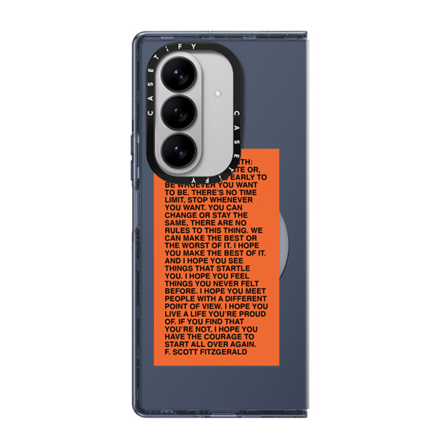 Quotes by Christie x CASETiFY Galaxy Z Fold7 Case Quote,Typography ネイビー マグネット式 インパクトケース For What It's Worth Phone Case by Quotes by Christie New iPhon Quotes by Christie x CASETiFY Galaxy Z Fold7 Case Quote,Typography ネイビー マグネット式 インパクトケース For What It's Worth Phone Case by Quotes by Christie New iPhon