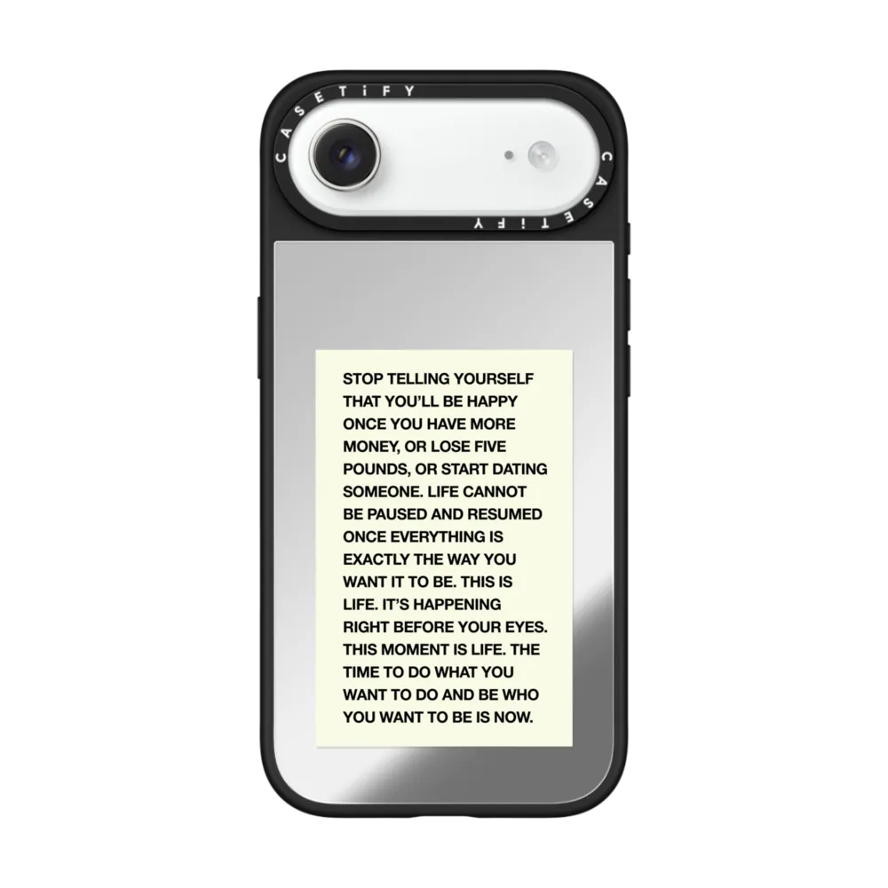 Mirror iPhone Air Case MagSafe Compatible - This Moment is Life