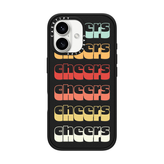 Quotes by Christie x CASETiFY iPhone 16 Case Typography Matte Black Impact Case MagSafe Compatible Cheers Mother's Day Quotes by Christie x CASETiFY iPhone 16 Case Typography Matte Black Impact Case MagSafe Compatible Cheers Mother's Day